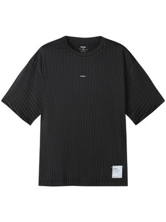 SATISFY Relaxed Fit Auralite Pleated T-Shirt with Minimal Branding