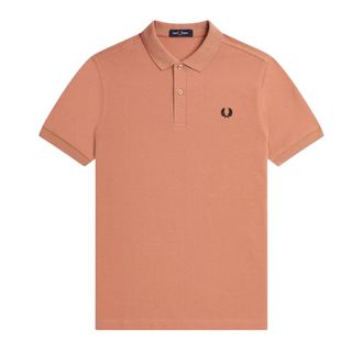 Fred Perry Effen Licht Roest Poloshirt