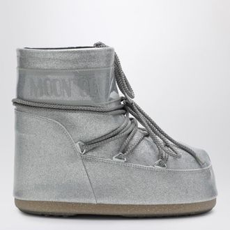 Moon Boot Silver Icon Low boots with glitter
