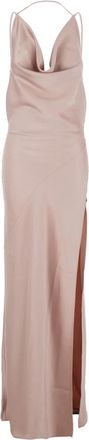 Andamane Vera Maxi Jurk - Dames - Avondkleed - Roze - L - Polyester - Kleedjes