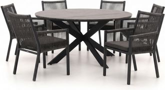 Manifesto Furniture Manifesto Rivola/Fidenza &oslash;149cm dining tuinset 7-delig