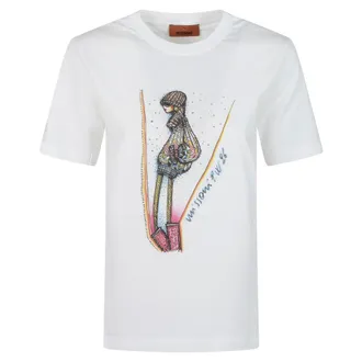 Missoni Dames, Tops, Wit, Maat: XL Katoen