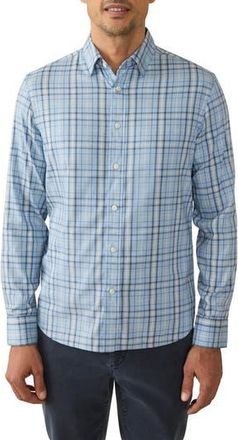 Faherty The Movement Button-Up Shirt in Rocky Lake Plaid at Nordstrom Rack, Size Xx-Large