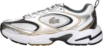 Lacoste Storm 96 2K - Heren - Sneakers - Wit - 42 EU - Polyester - Schoenen