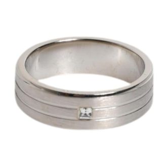 Dolce & Gabbana Crystal Logo Messing Ring - Heren - Ringen - Grijs - ONE Size - Accessoires