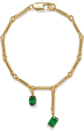 LADY GREY Ivy Bracelet in Gold/Green at Nordstrom