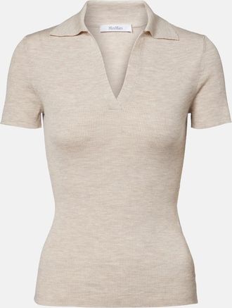 Max Mara Polo Albero in maglia di lana a coste