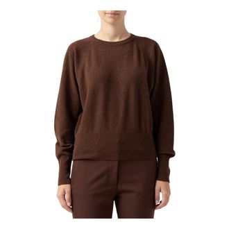 Federica Tosi Maglione Girocollo - - Knitwear - Donna - Marrone - M