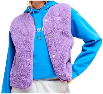 Roxy Iconic Town Vest Fleecegilet f&uuml;r Damen | lila/blau