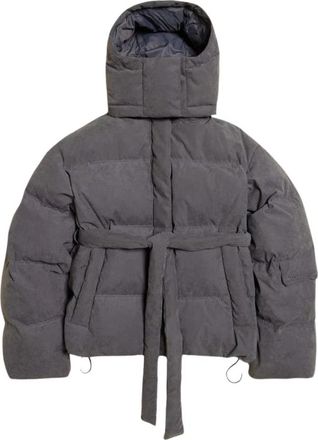 Holzweiler Steilia Brushed Down Jkt - Dames - Gewatteerde jassen - Grijs - 2XS - Leer - Jassen