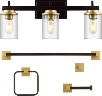 Jonathan Y Designs Jonathan Y Liam Vanity Light Set
