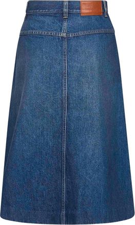 Balenciaga Dark Blue Slim Fit Bootcut Cotton Jeans-Donna