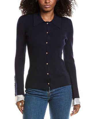 Avec Les Filles Knit Cardigan