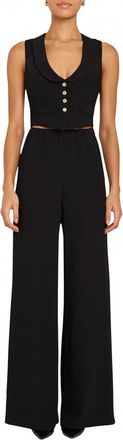 Amanda Uprichard Nathan Jumpsuit In Black