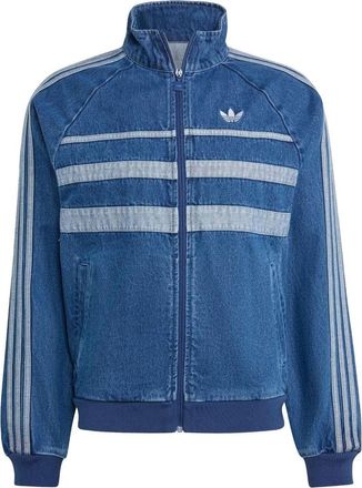 adidas Adicolor Fast Blue Denim Track Jacket Asia Sizing Light Denim JX6457