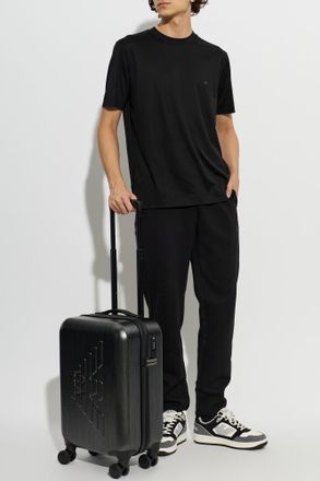 Emporio Armani T-shirt With Logo, Mens, Black