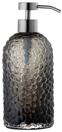 AYTM Design Seifenspender Arura Schwarz/Silber - &oslash; 7.8 x 16.2 cm