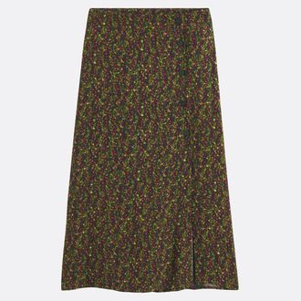 La Redoute Collections Wijde rok, bloemenprint, lang