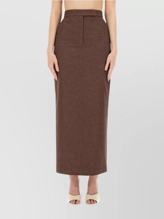 Max Mara high waist skirt front slit