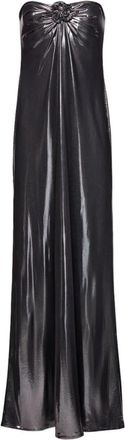Magda Butrym Tijdloze Glamour Jurk - Dames - Maxi kleedjes - Grijs - M - Kleedjes