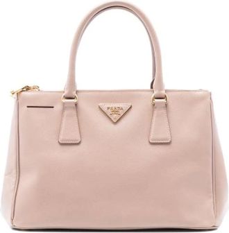 Prada Pre-owned Handbags, female, Pink, Size: ONE SIZE Pre-owned Vintage Leather Handbag