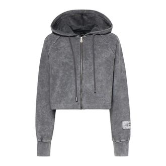 Pinko Zip-throughs, female, Gray, Size: XS Zip-through Hoodie