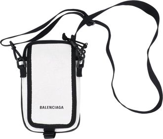 Balenciaga White Leather Pouch Shoulder Bag (Pre-Owned)