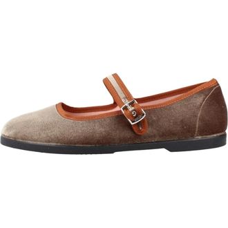 Victoria Dames, Schoenen, Bruin, Maat: 40 EU