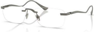 Ferrari 54mm Rectangle optical glasses in Grey at Nordstrom