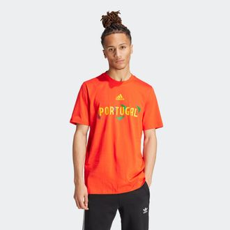 adidas T-Shirt ADIDAS PERFORMANCE PORTUGAL TEE, Herren, Gr. XL, rot (active rot), Obermaterial: 100% Baumwolle, Rundhals, Shirts T-Shirt, f&uuml;r Erwachsene, Kur