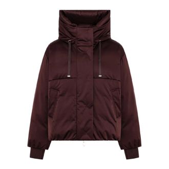 Duno Jassen, Dames, Rood, XS, Wol, Giada Mestre Puffer Jacket