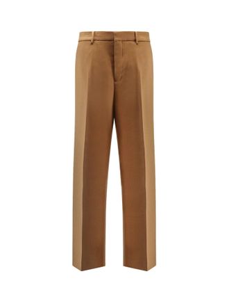 Ami Virgin Wool Trousers-Uomo