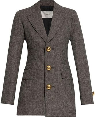 Ami Single-Breasted Blazer