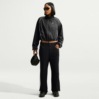 Nike Womens Nike Sportswear Loose Low-Rise Pants in Black | IU2693-010