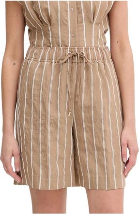 Lola Casademunt Korte Broeken, Dames, Beige, S, Katoen, Short Shorts