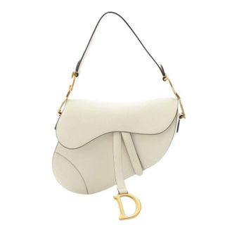 Dior Pre-owned Saddle Bag - Dames - Pre-owned - Wit - Maat: ONE Size