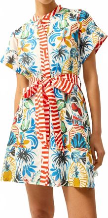 Marie Oliver Sable Mini Dress In Floragram
