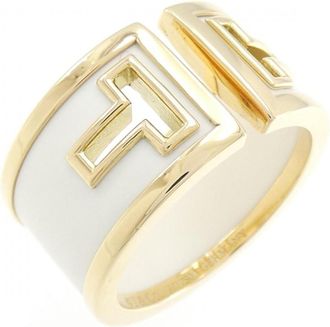 Tiffany & Co. Yellow Gold (18K) Ceramic Band Ring (Pre-Owned)