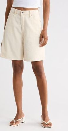 Rag & Bone Cynthia Denim Bermuda Shorts in Ecru at Nordstrom Rack, Size 27