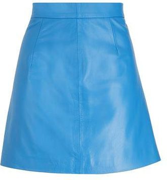 8 by YOOX LEATHER ESSENTIAL MINI SKIRT
