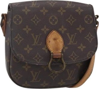Louis Vuitton Pre-owned Cross Body Bags, female, Brown, Size: ONE SIZE Pre-owned Canvas Cross Body Bag