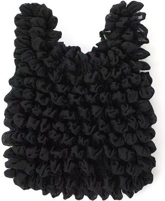 Generic Reusable Grocery Bags - Expandable & Foldable Eco-Friendly Tote with Handles, Multifunctional Cotton Pleated Shopping Bag for supermarket, Travel, Bea