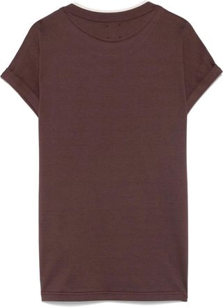 Eleventy Womens Crew-Neck Cotton T-Shirt Aw25 W