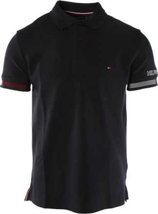 Tommy Hilfiger Polo Shirt - Heren - Polos - Blauw - S - Katoen - Tops