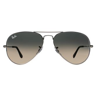 Ray-Ban Aviator Silver Grey Gradient Aviator 3025 Sunglasses