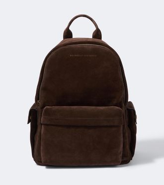 Brunello Cucinelli Suede backpack