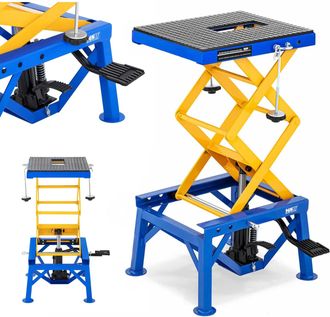 MSW Bike Accessories Plataforma Elevadora De Tijera Para Motocicleta De 35-87 Cm Y 150 Kg