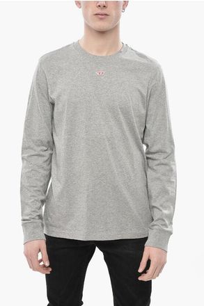 Diesel Long-Sleeve Crew Neck T-Shirt T-JUST-LS-D size 3xl