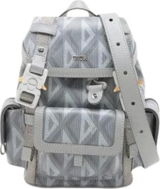 Dior Pre-owned Backpacks, female, Gray, Size: ONE SIZE Pre-owned Vintage Backpack