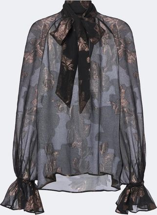 Etro Blusa in misto seta fil coup&eacute;